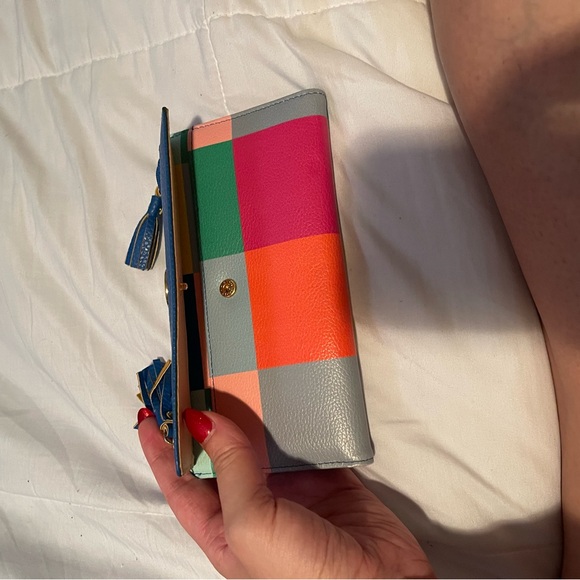 NWOT Multicolor Buxton Florence Cosmopolitan Wallet RARE - Picture 5 of 5